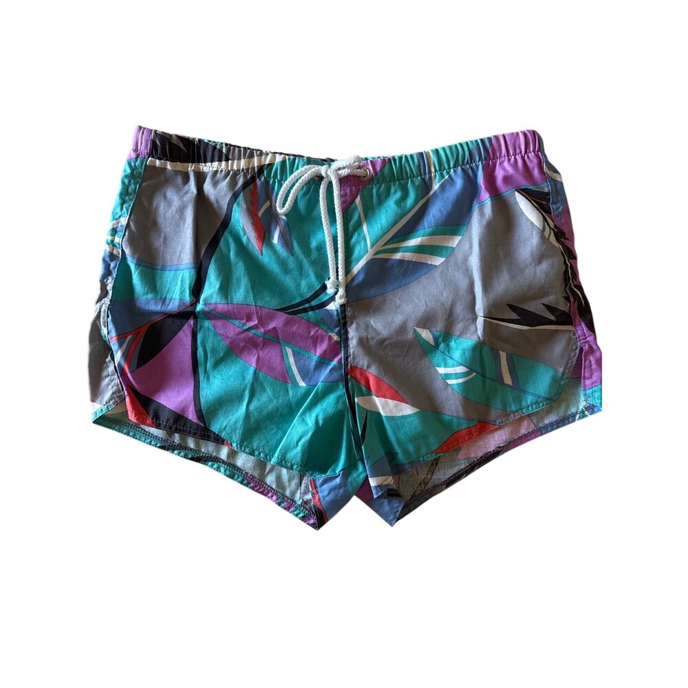 Vintage 80s Jantzen Abstract Swim Trunks Mens 34 NWT USA